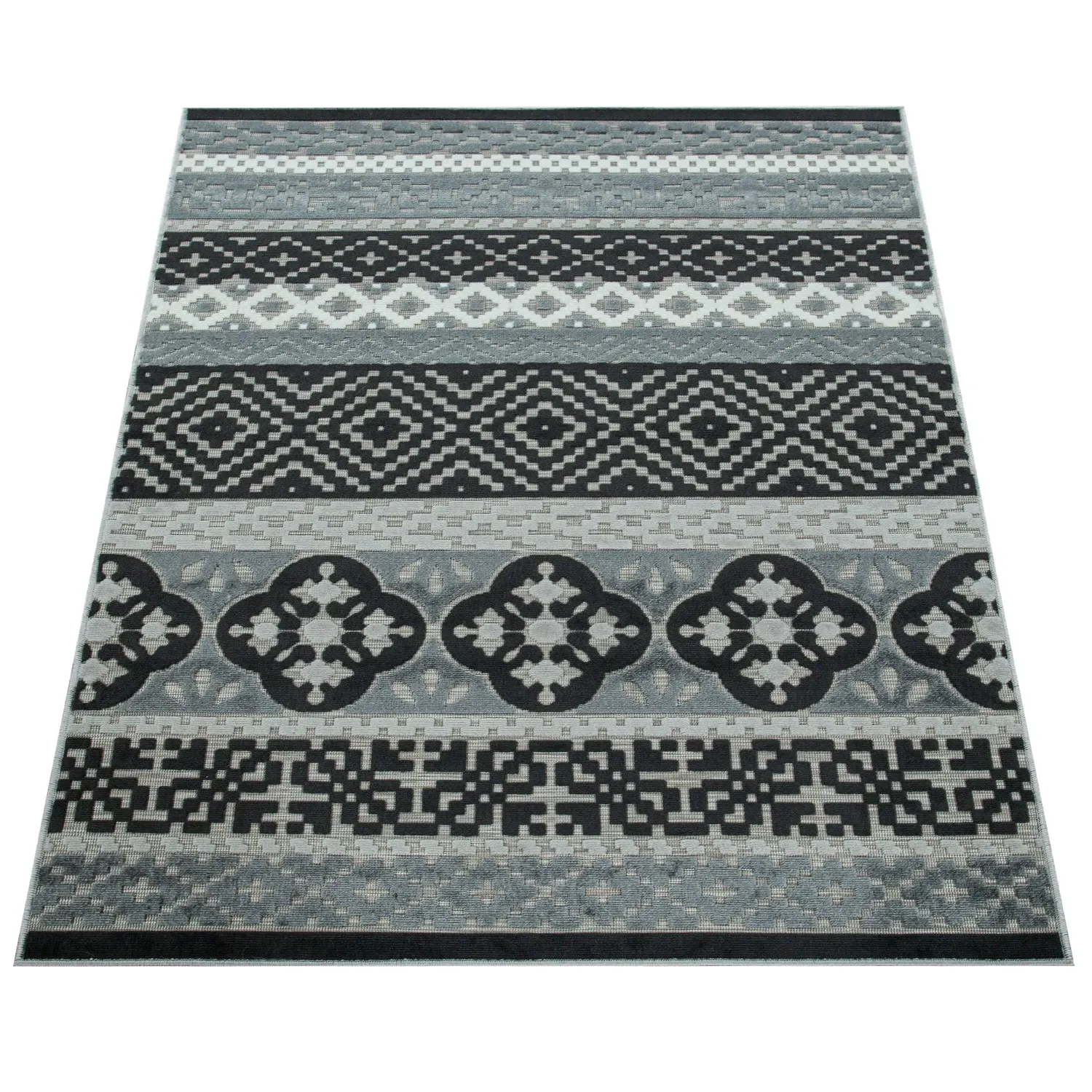 Charlene Indoor Outdoor Rug - Black