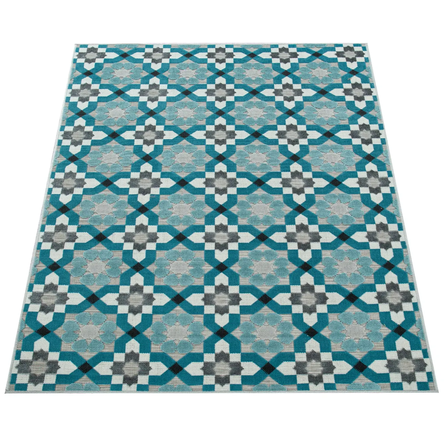Charlene Indoor Outdoor Rug - Turquoise
