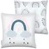 Chino Cushion Cover - White, Polyester