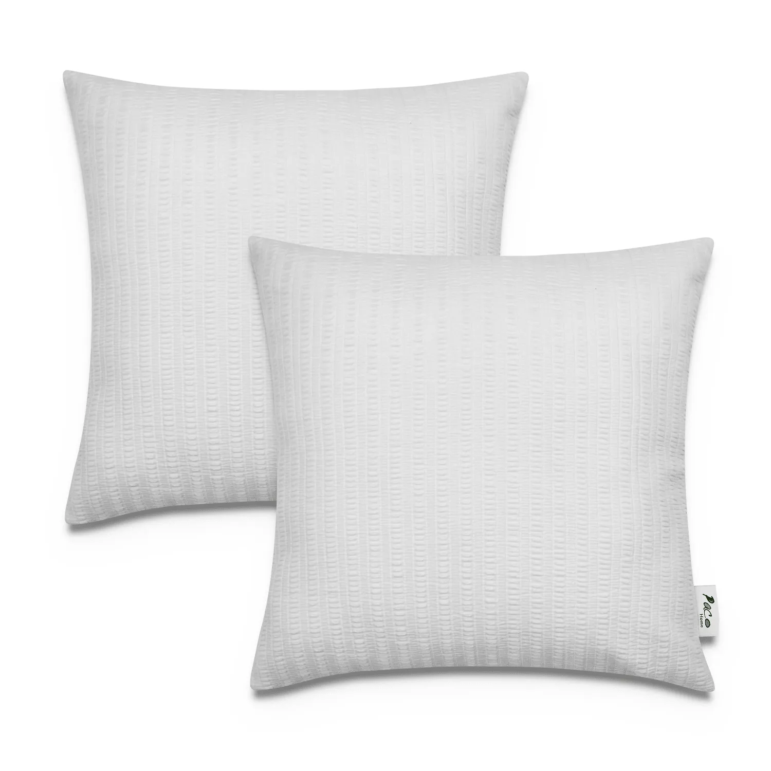 Chino Cushion Cover - White, Polyester