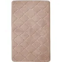 Colby Memory Foam Bath Mat - Beige