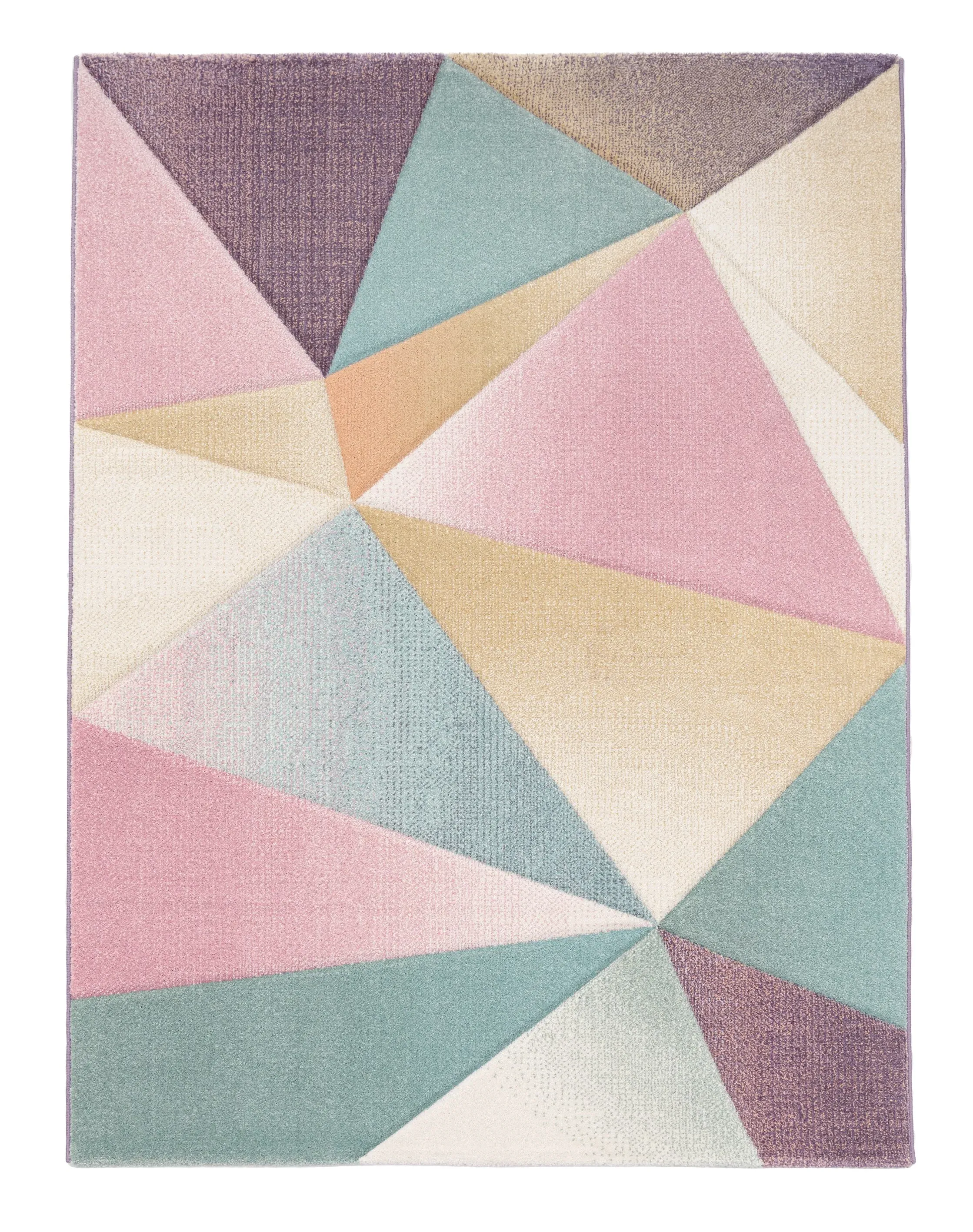 Cosy Triangle Pattern Rug - Multicolored