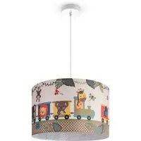 Diamora Pendant Light - Light Green, Fabric