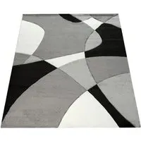 Diamora Rug - Black and White