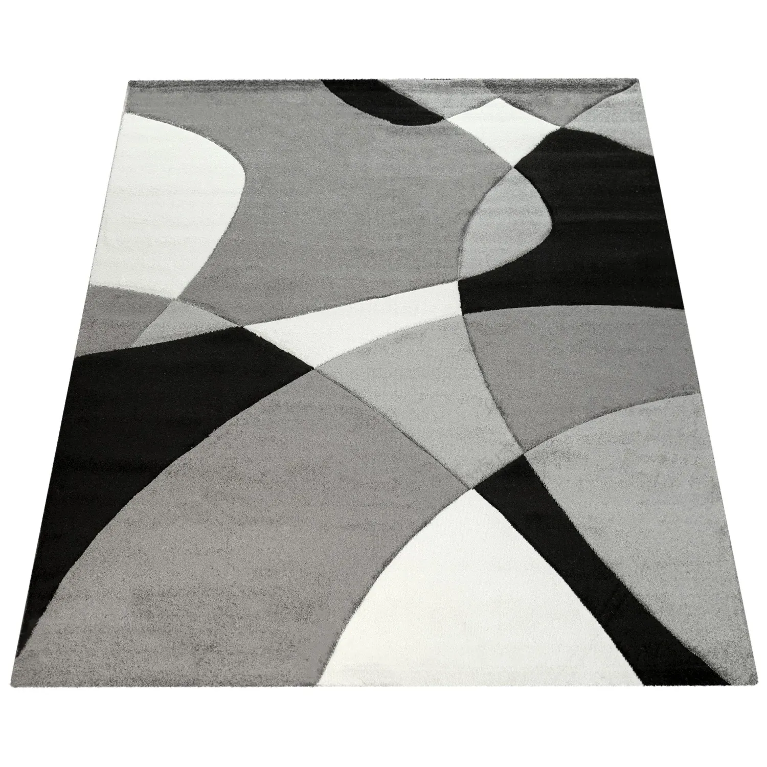 Diamora Rug - Black and White
