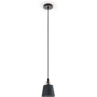 Diaz Pendant Light - Dark Grey, Steel