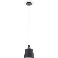 Diaz Pendant Light - Dark Grey, Steel