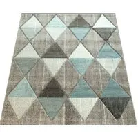 Dilara Diamond Pattern Rug - Beige
