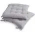 Elara Chair Cushion - Grey