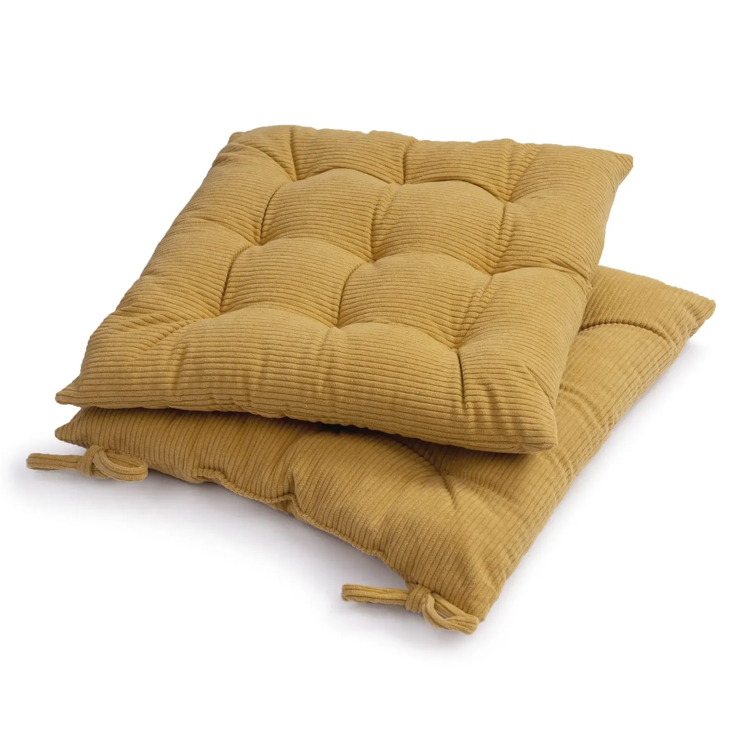 Elara Chair Cushion - Ochre