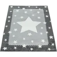 Elara Kids Rug - Grey