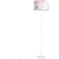 Elio Floor Lamp - Cream, Fabric