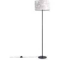 Elio Floor Lamp - Dark Green, Fabric