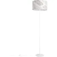 Elio Floor Lamp - Light Green, Fabric