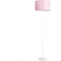 Elio Floor Lamp - Pink, Fabric