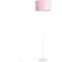 Elio Floor Lamp - Pink, Fabric