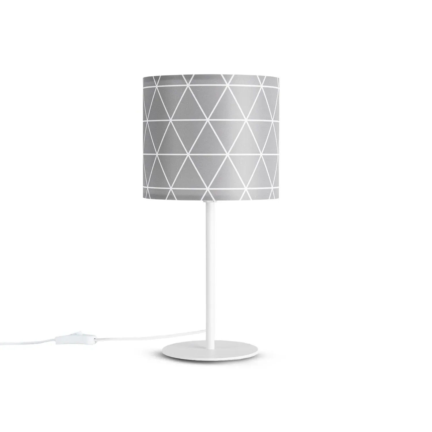 Elio Table Lamp - Light Grey, Steel