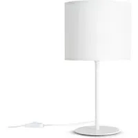 Elio Table Lamp - White, Steel