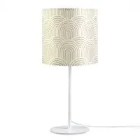 Elio Table Lamp - White, Steel