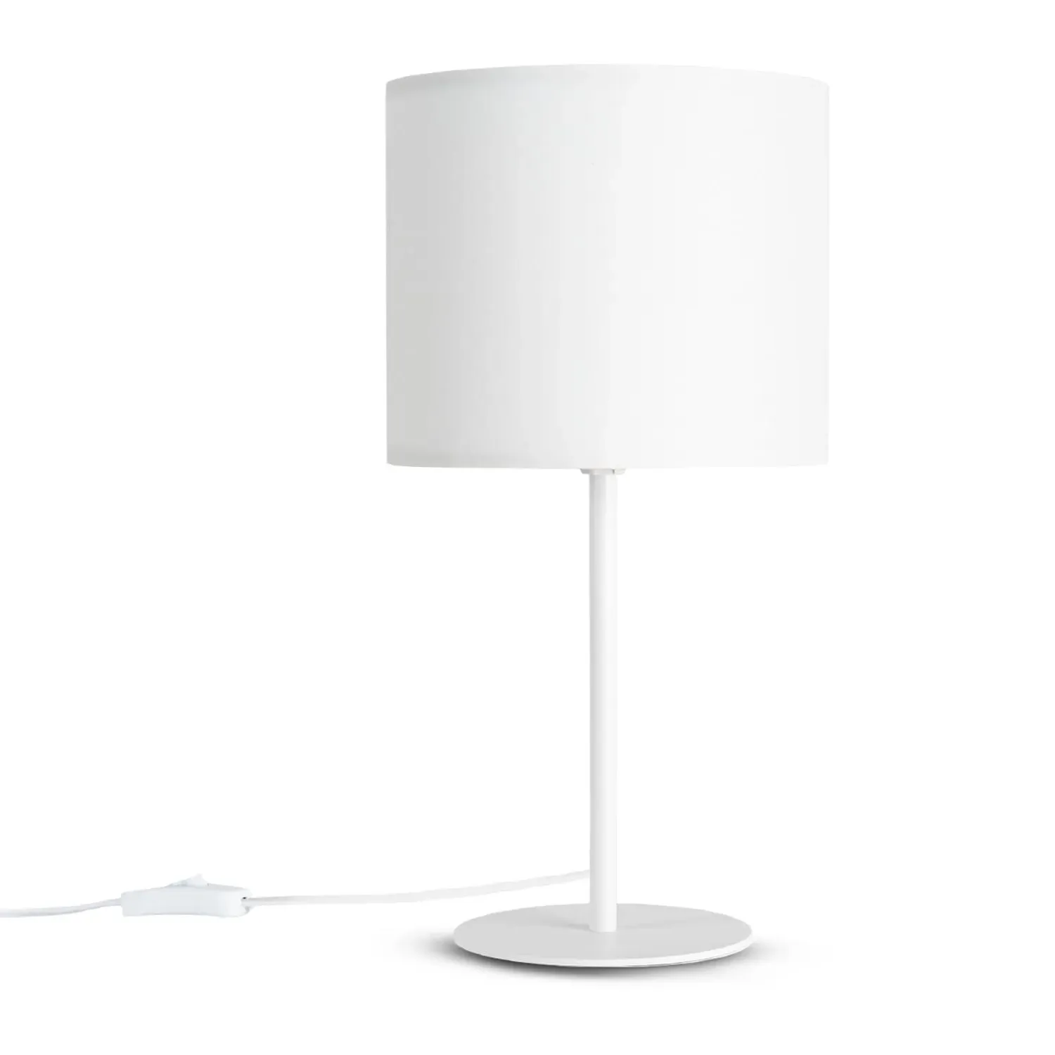 Elio Table Lamp - White, Steel