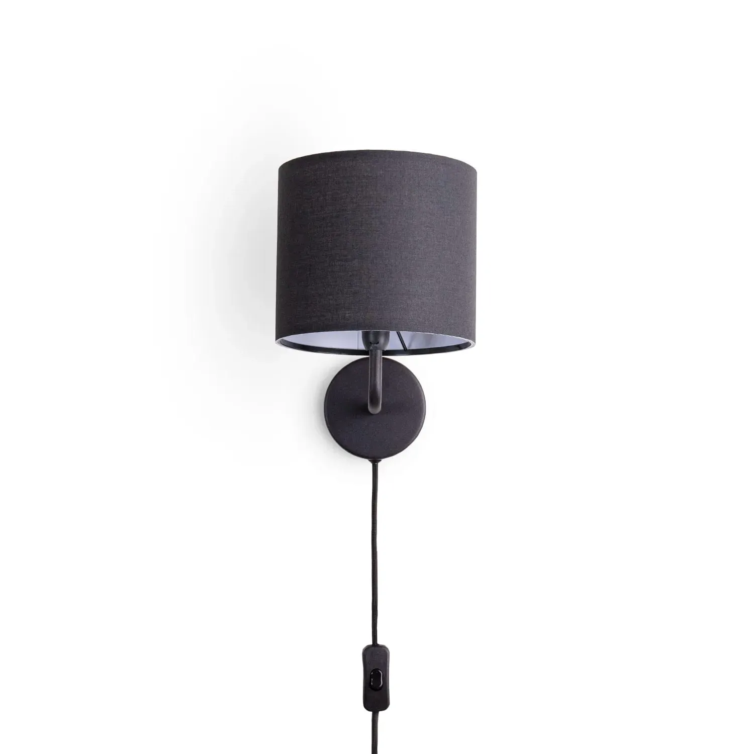 Elio Wall Light - Black, Steel