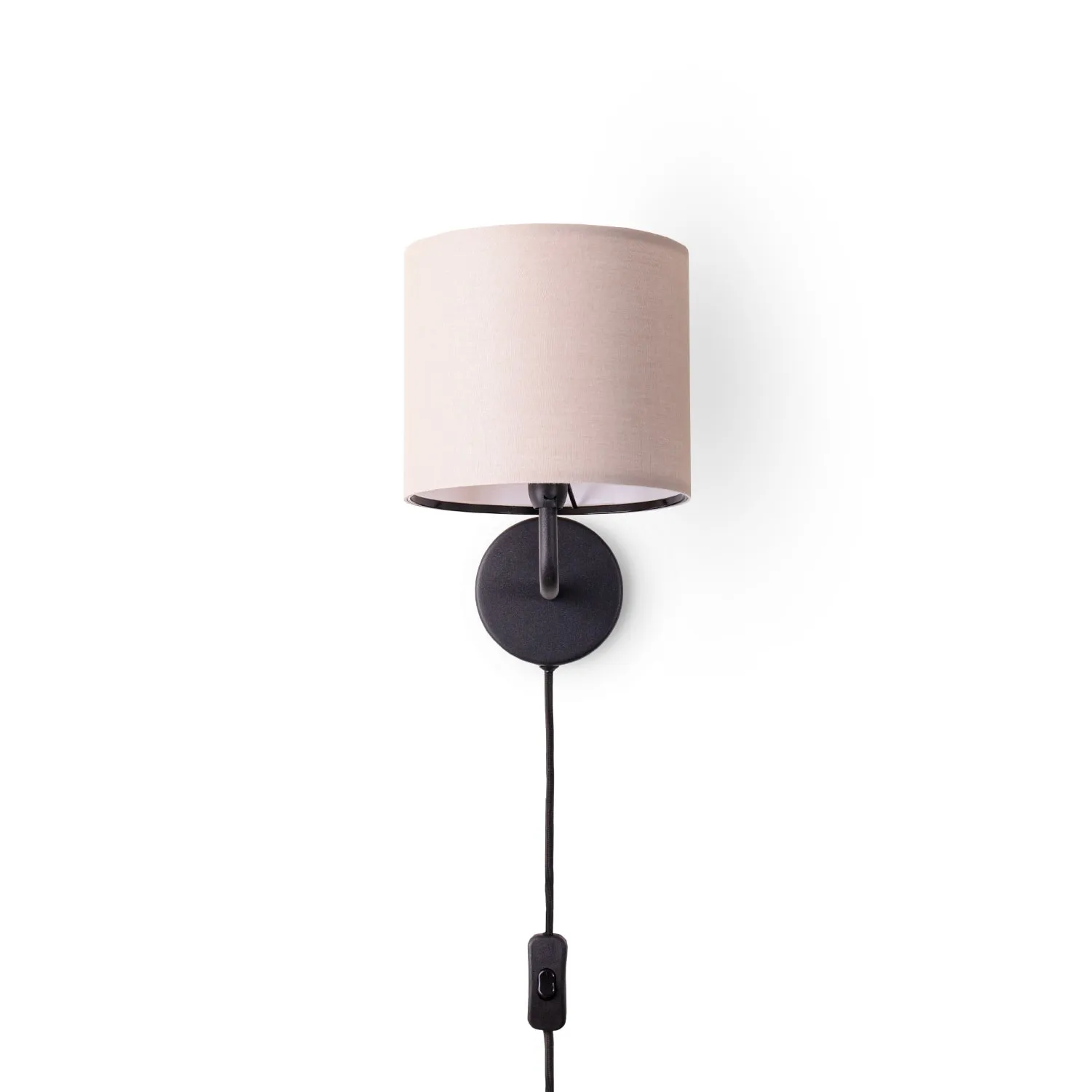 Elio Wall Light - Dark Beige, Steel