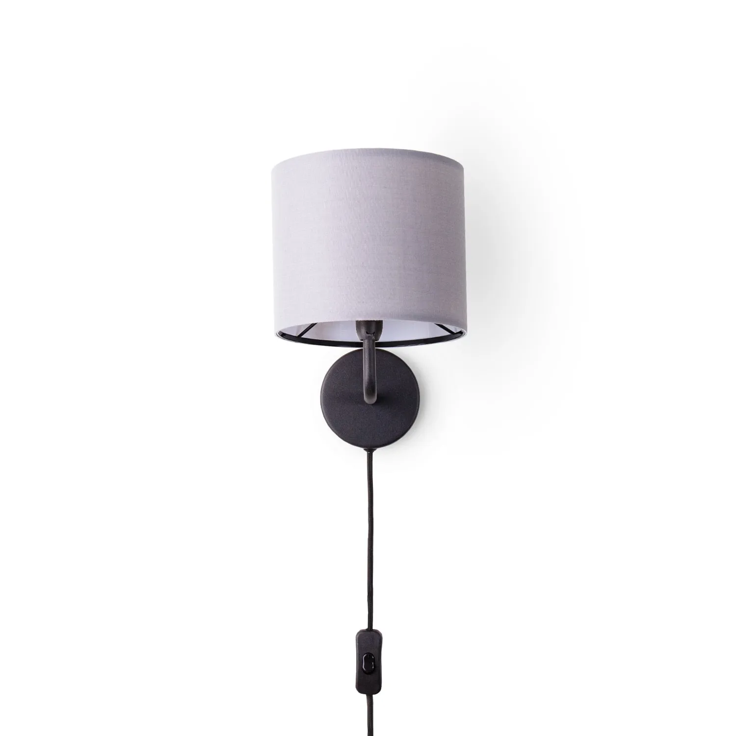 Elio Wall Light - Dark Grey, Steel