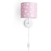 Elio Wall Light - Pink, Steel
