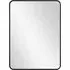 Eloa Wall Mirror - Black, Aluminum