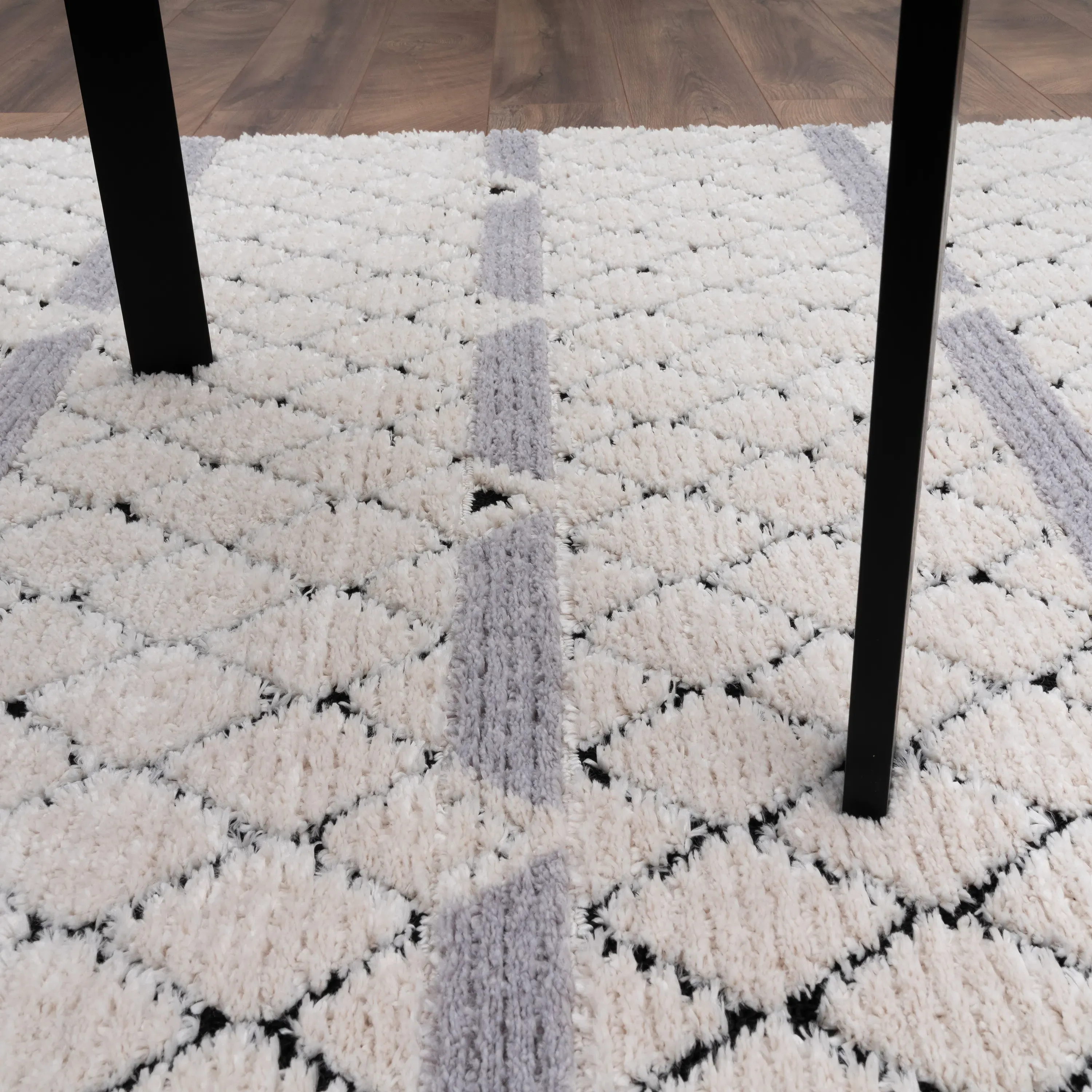 Ember Short Pile Rug - Grey image