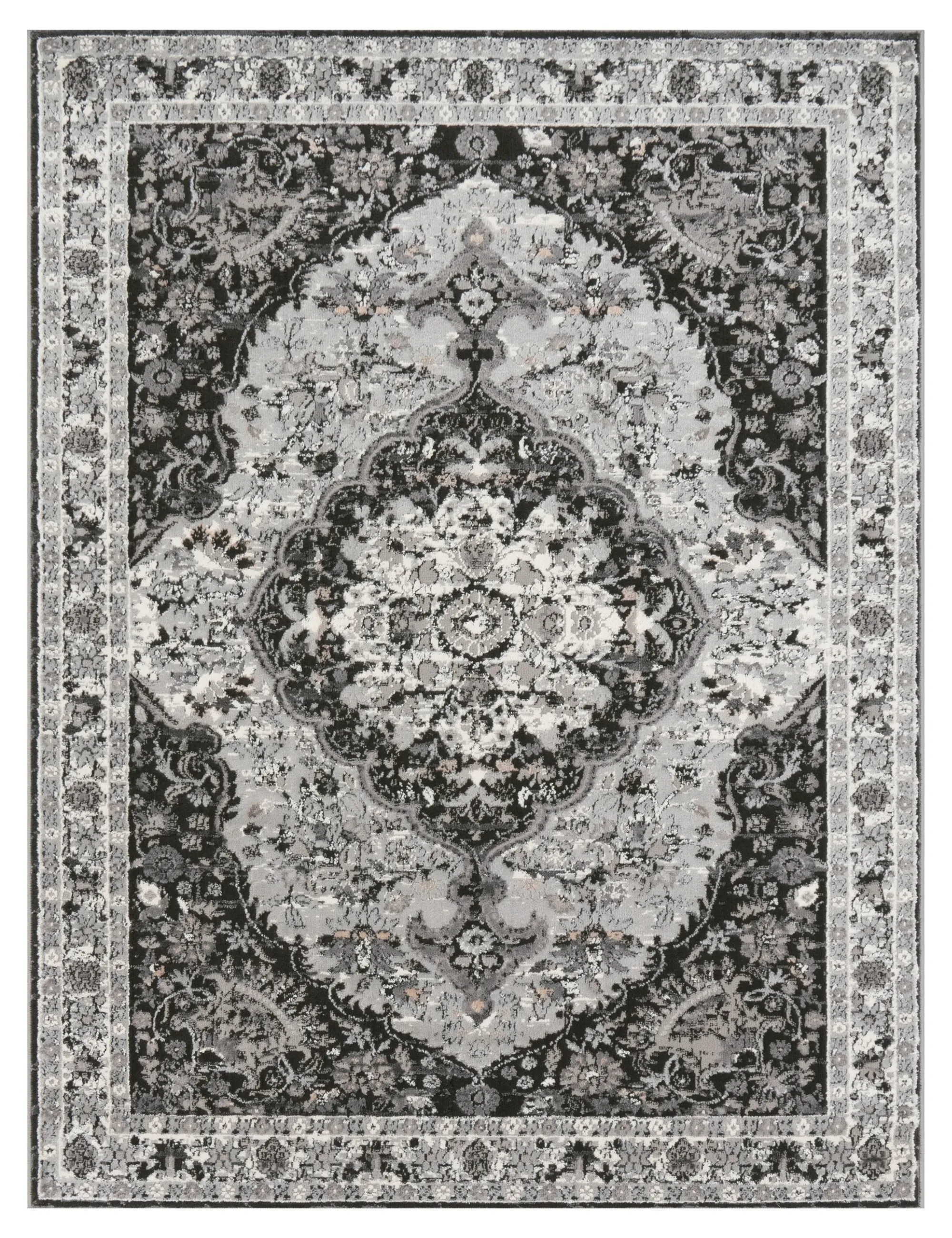 Escara Vintage Rug - Black