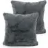 Fluffy Cushion Cover - Anthracite, Polyester