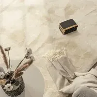 Fluffy Deluxe High-Pile Rug - Cream