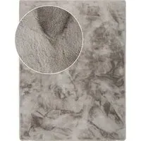 Fluffy Deluxe High-Pile Rug - Grey