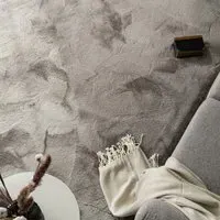 Fluffy Deluxe High-Pile Rug - Grey