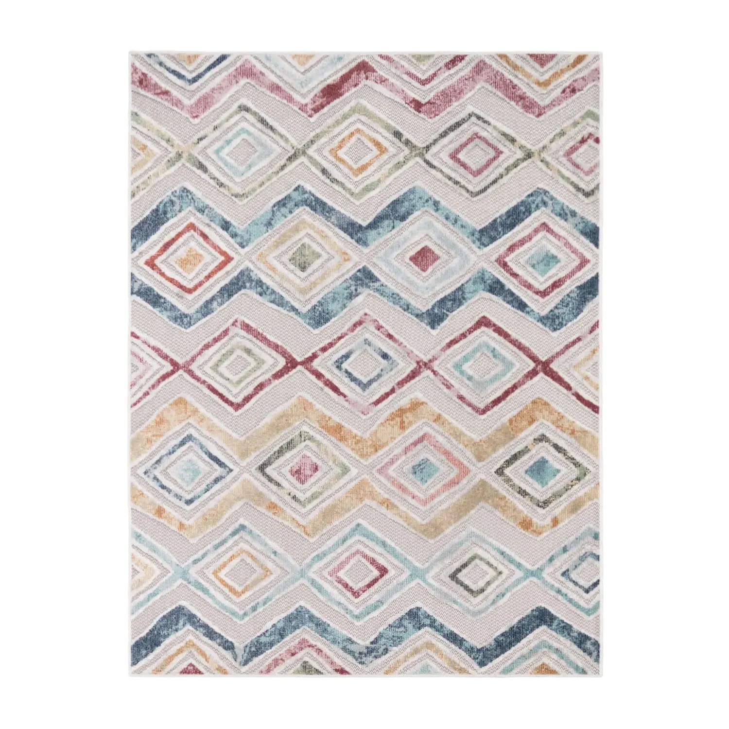 Fuzara Indoor Outdoor Rug - Multicolored