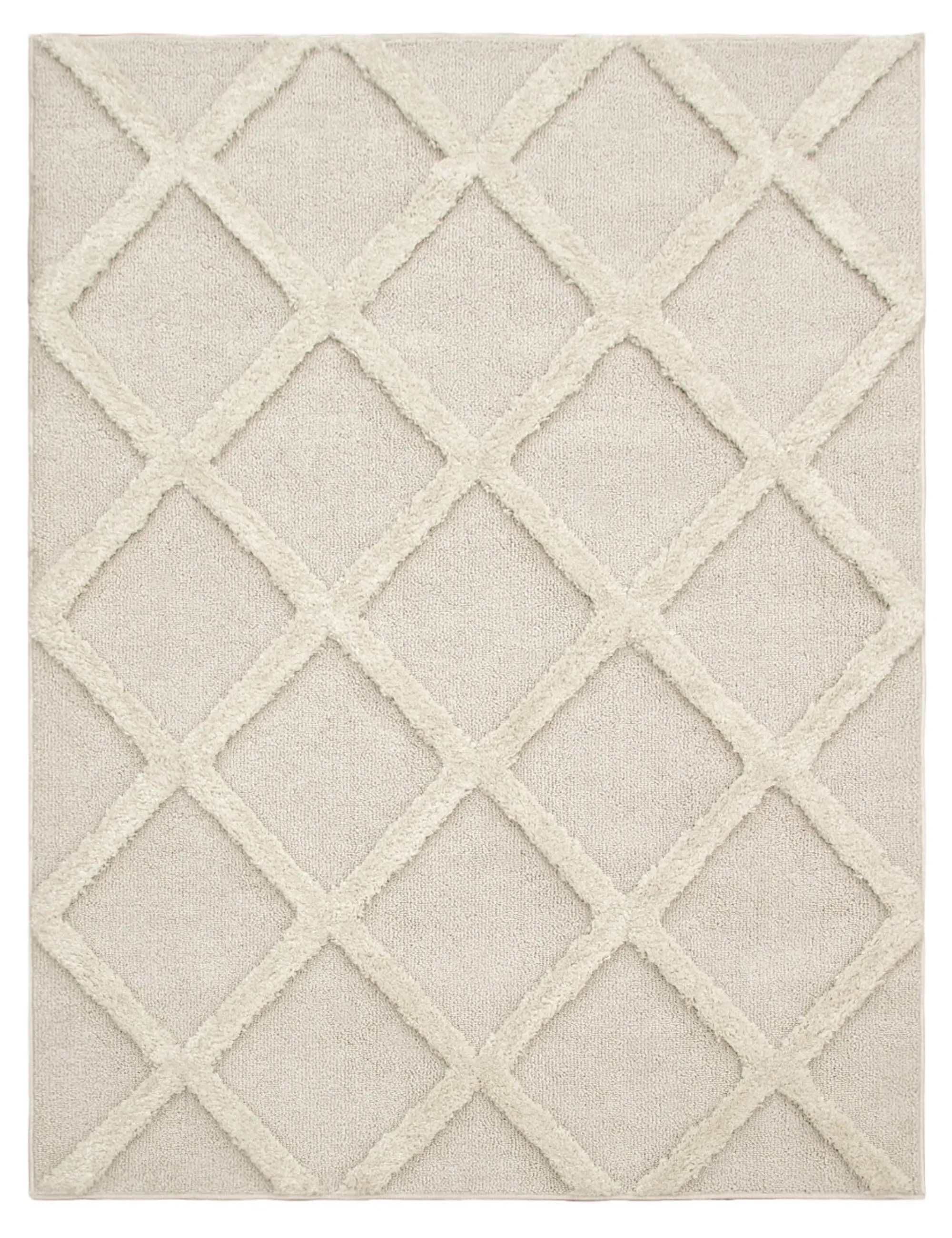 Geneva High-Pile Rug - Beige