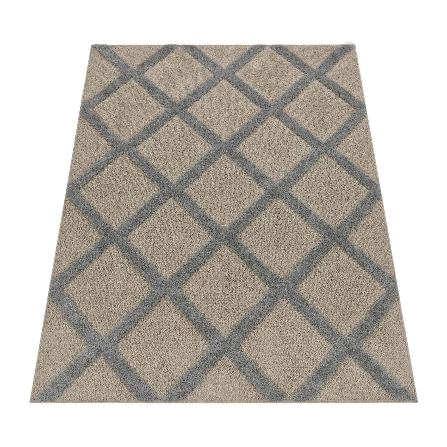 Geneva High-Pile Rug - Grey image