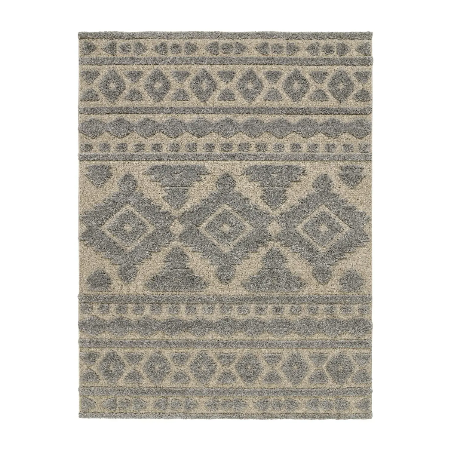 Geneva High-Pile Rug - Grey image