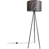 Glow Floor Lamp with Cable Switch - Black