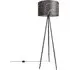 Glow Floor Lamp with Cable Switch - Black