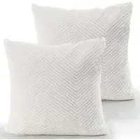 Havena Cushion Cover - Cream, Polyester
