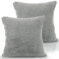 Havena Cushion Cover - Grey, Polyester