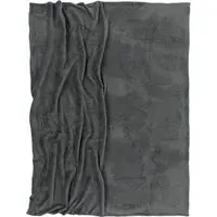 Havena Throw Blanket - Anthracite, Polyester