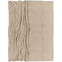 Havena Throw Blanket - Beige, Polyester