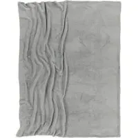 Havena Throw Blanket - Grey, Polyester