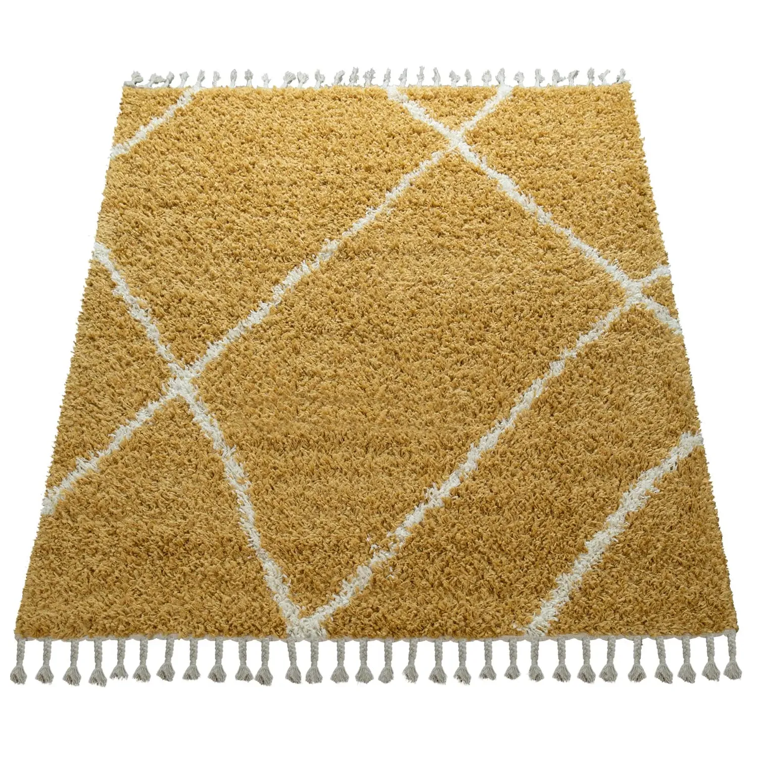 Helinia Stone Design Rug - Yellow image