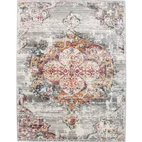 Herbella Oriental Rug - Anthracite