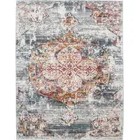 Herbella Oriental Rug - Grey