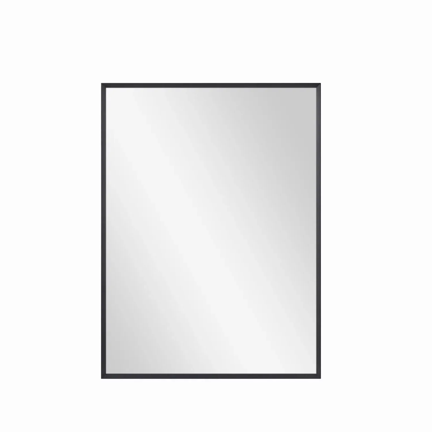 Iona Wall Mirror - Black, Aluminum image